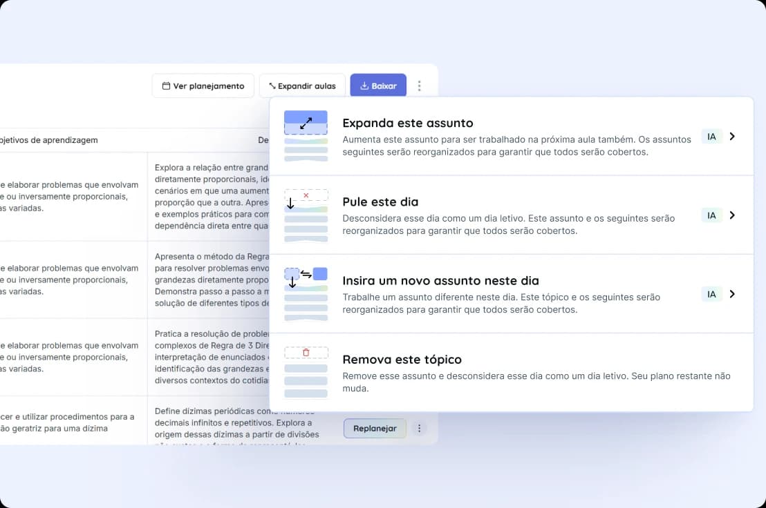 Calendar that adjusts automatically after replanning