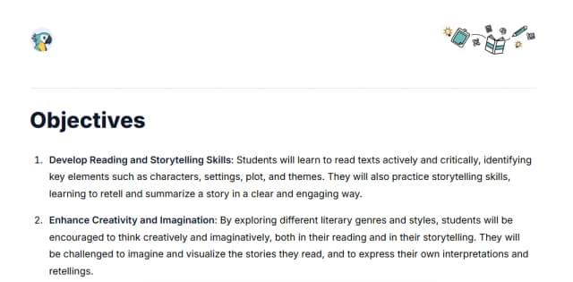 Engaging Students in Reading and Storytelling Through Creative Activities