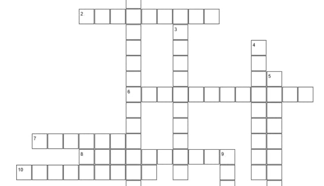 Crossword: Bullying Prevention