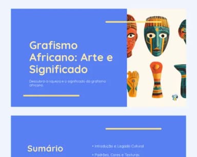 Slide: Grafismo Africano: Arte e Significado